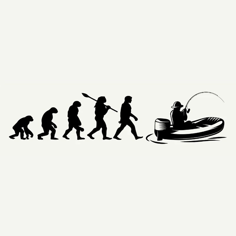 Evolution Fischerboot | Fischer Geschenk