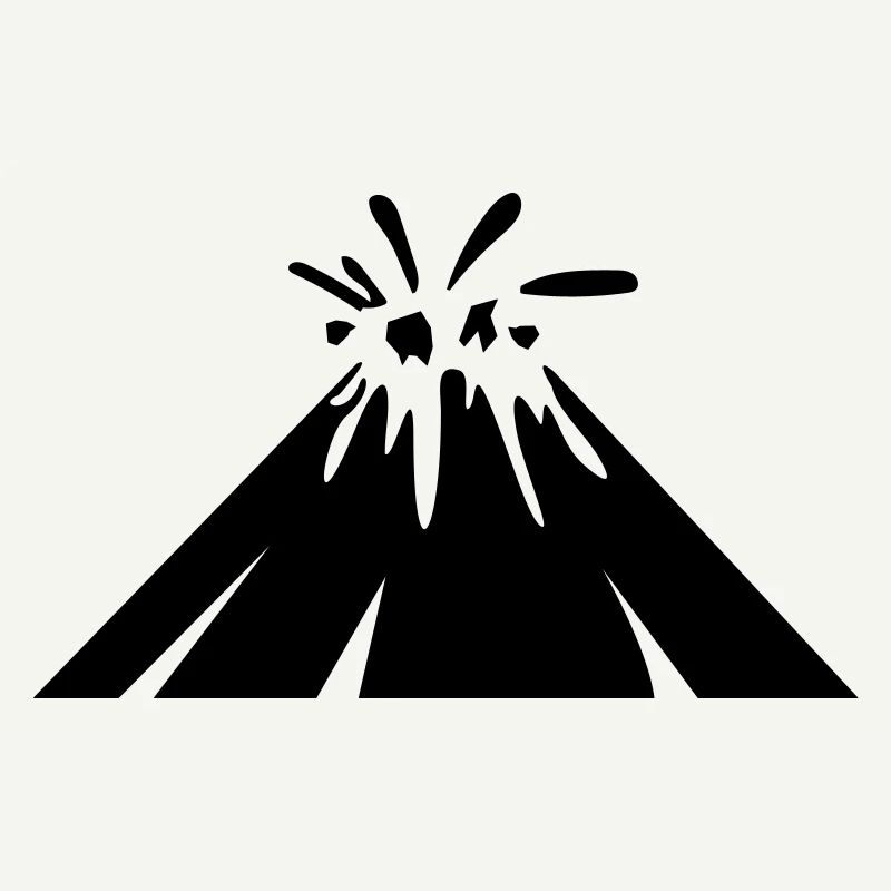 Icône de volcan
