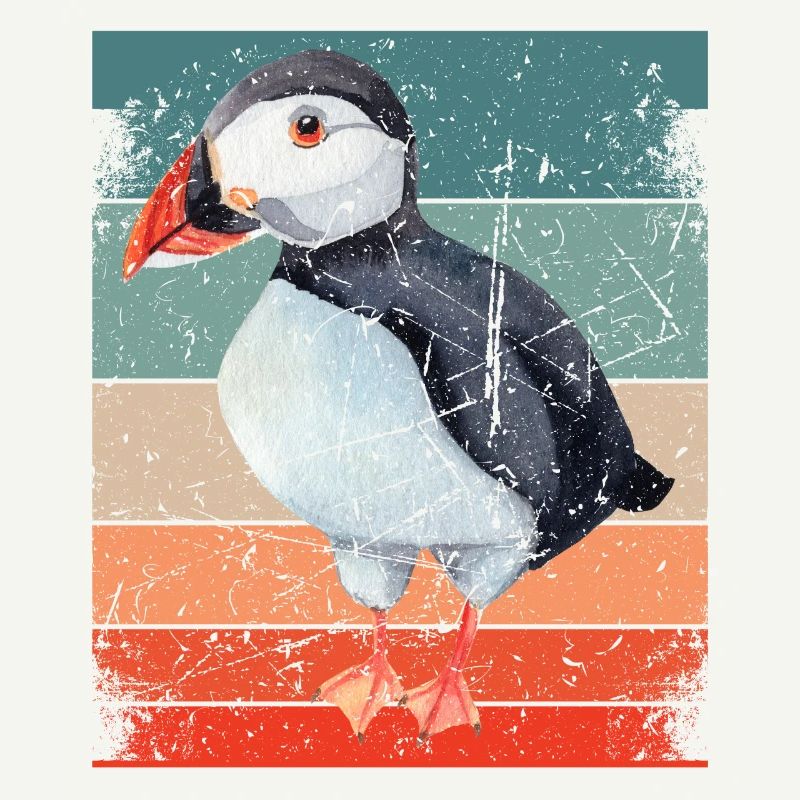 Papageitaucher Puffin Papagei Lunde Vogel Geschenk