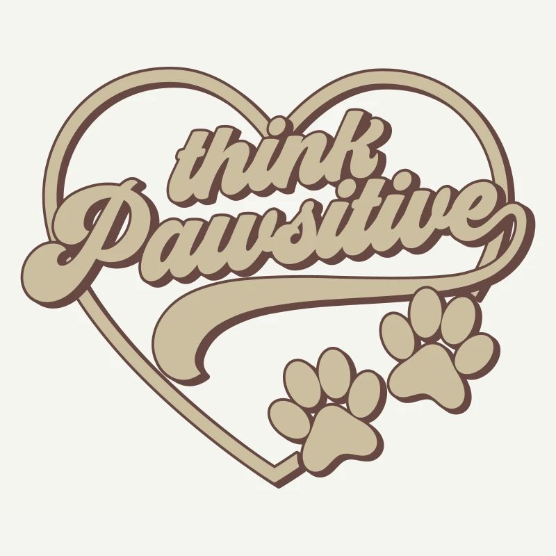 Pensez pawsitive | Les couleurs peuvent être changées