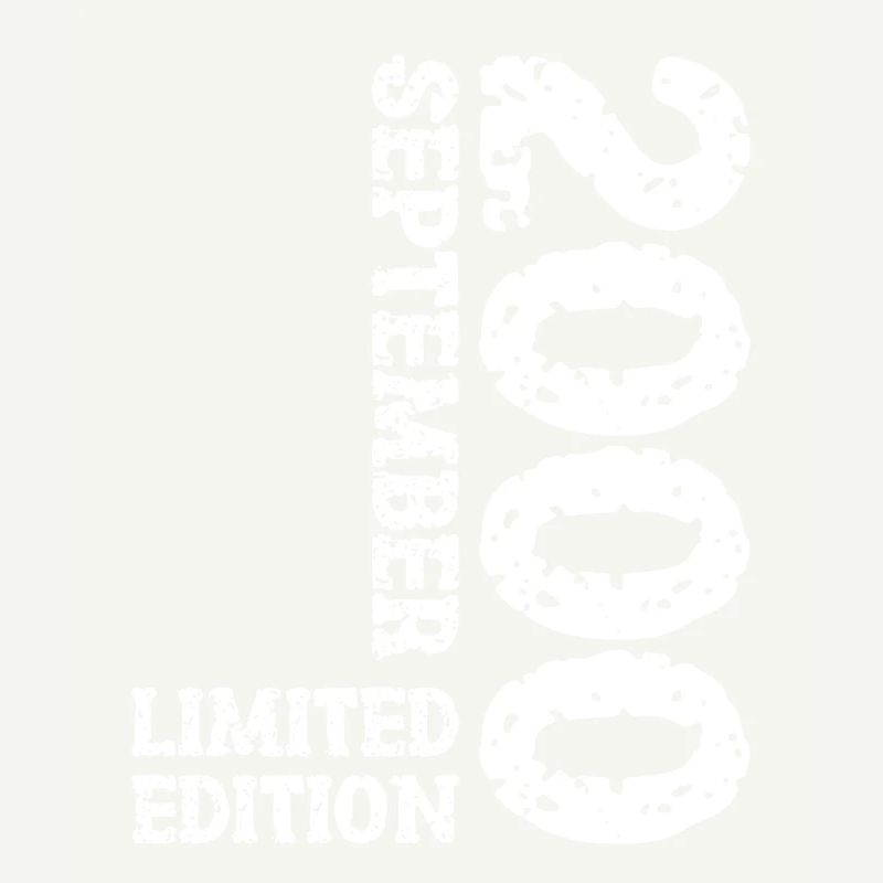 2000 Septembre Édition Limitée 23rd Birthday Deco
