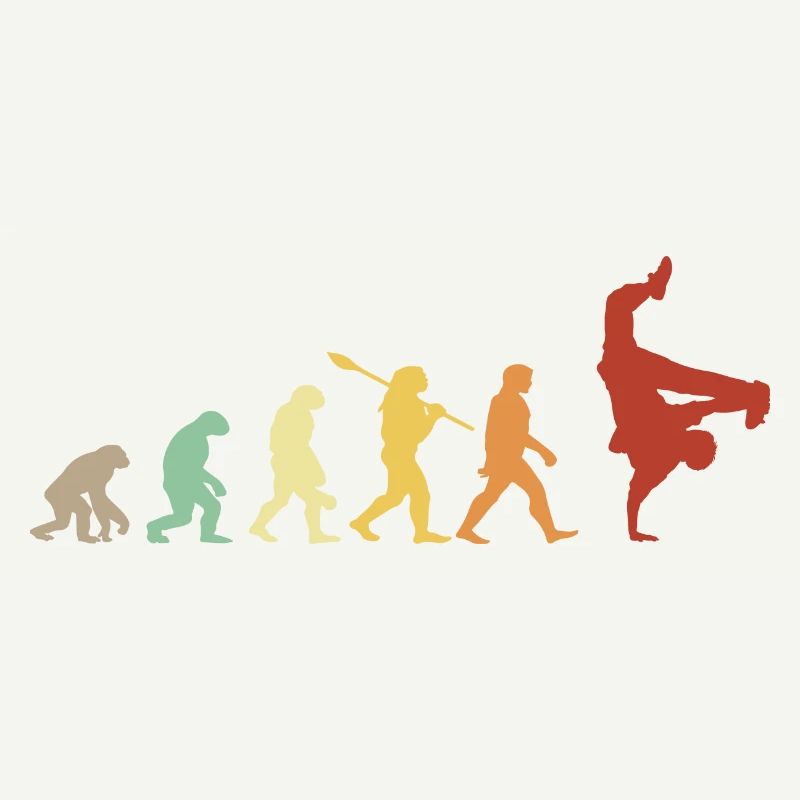 Evolution Hip Hop Breakdance - Hip Hop Geschenkidee