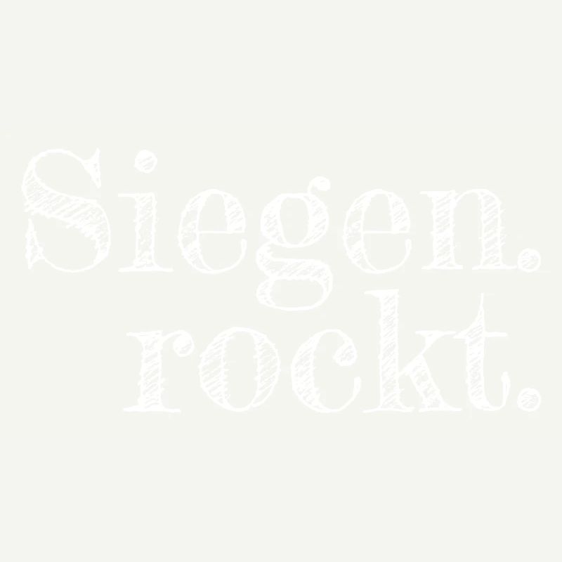 Siegen rockt - Textdesign mit Stadtnamen