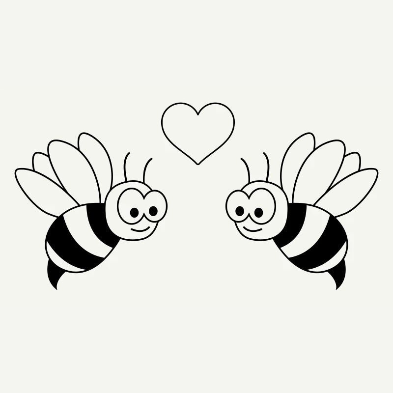 Honeybee Comic Couple Love