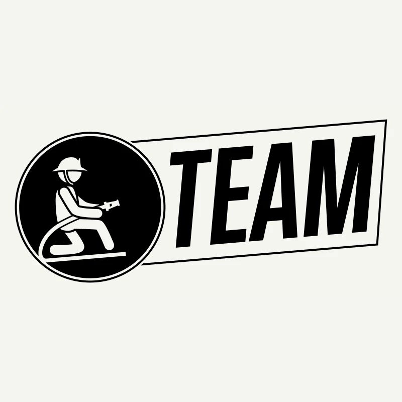 firefighter firefighter team logo