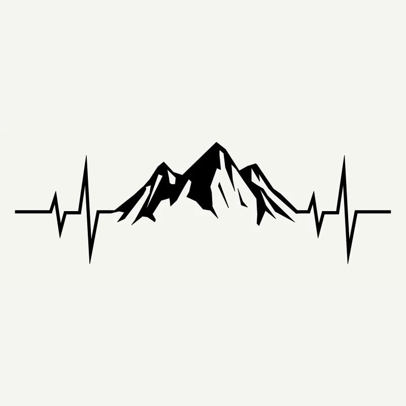 Berge puls Symbol frequenz