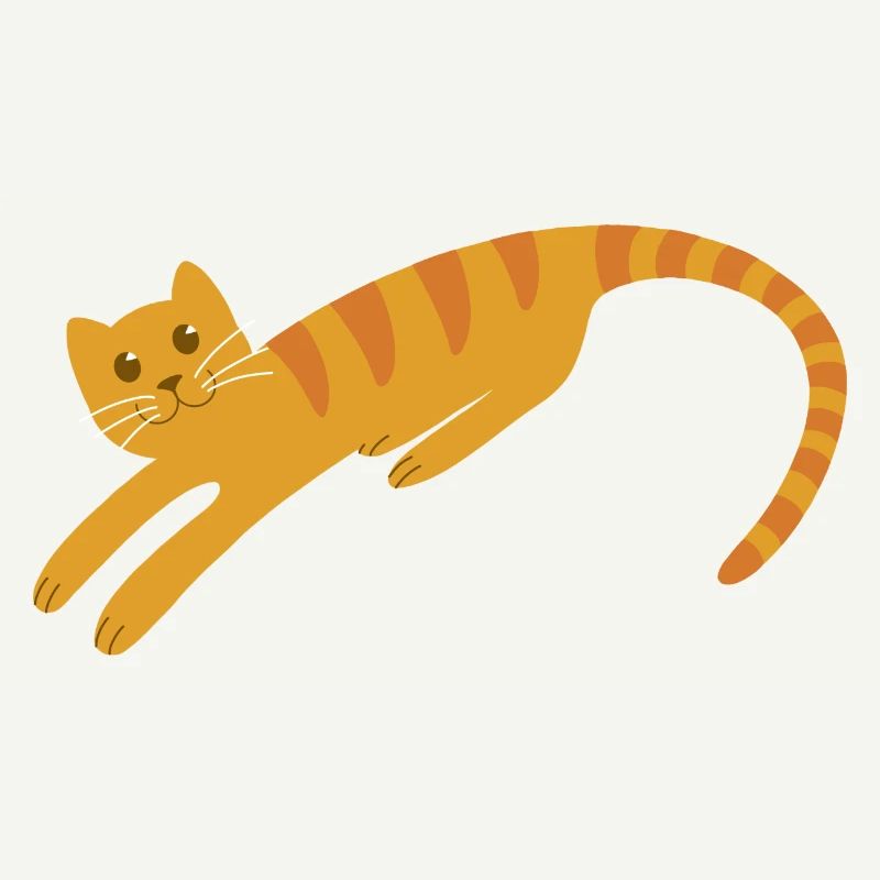 Chat abstrait N°1