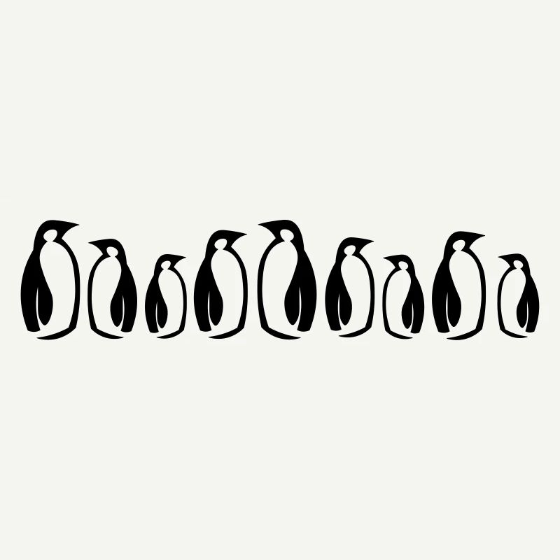 Idée cadeau de colonie de pingouins