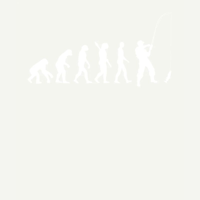 Pêche - Evolution humaine / Darwin / Blanc