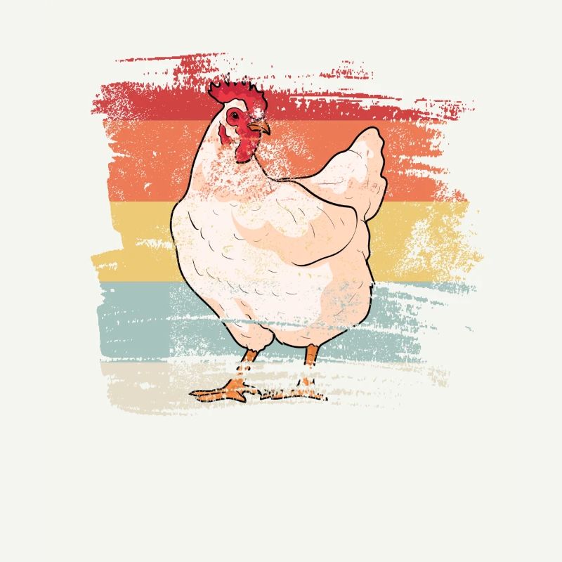 Huhn Retro