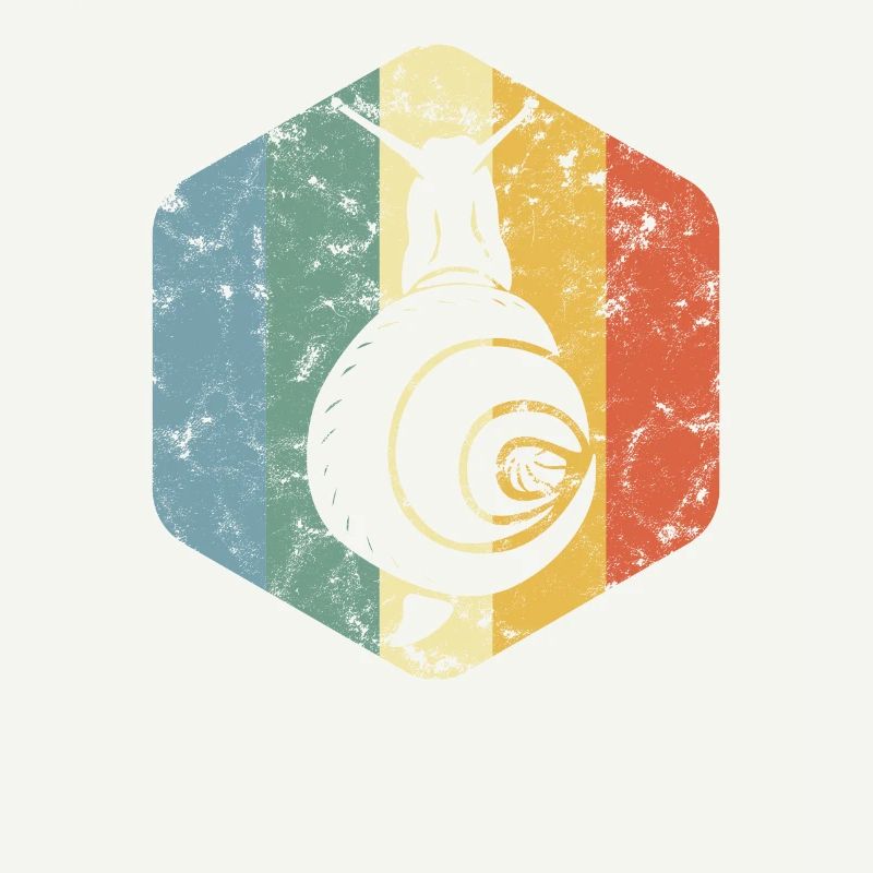 Cool snail shell snail gift