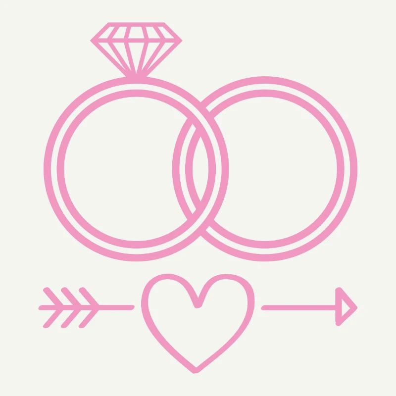 Eheringe Symbol Icon Ringe