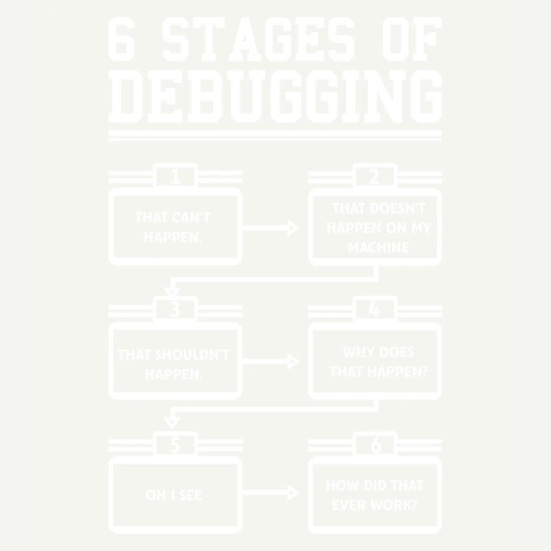 6 Stages of Debugging Software Programmeur