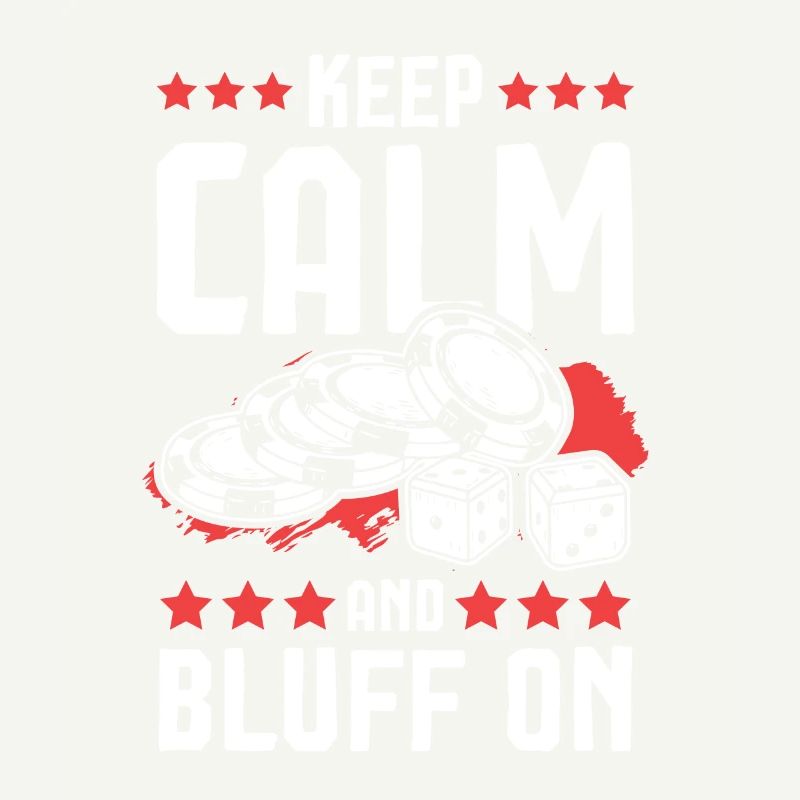 Keep Calm Poker Saying Game