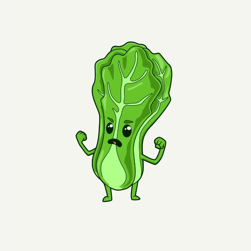 Bande dessinée tête de salade