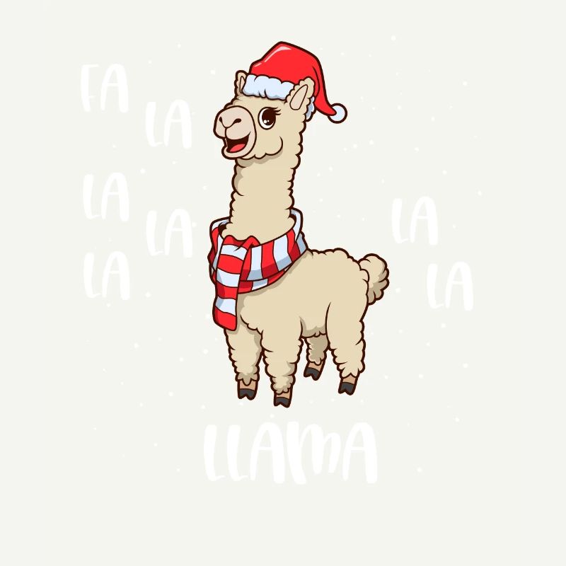 Christmas Lamb - Fa La La Llama