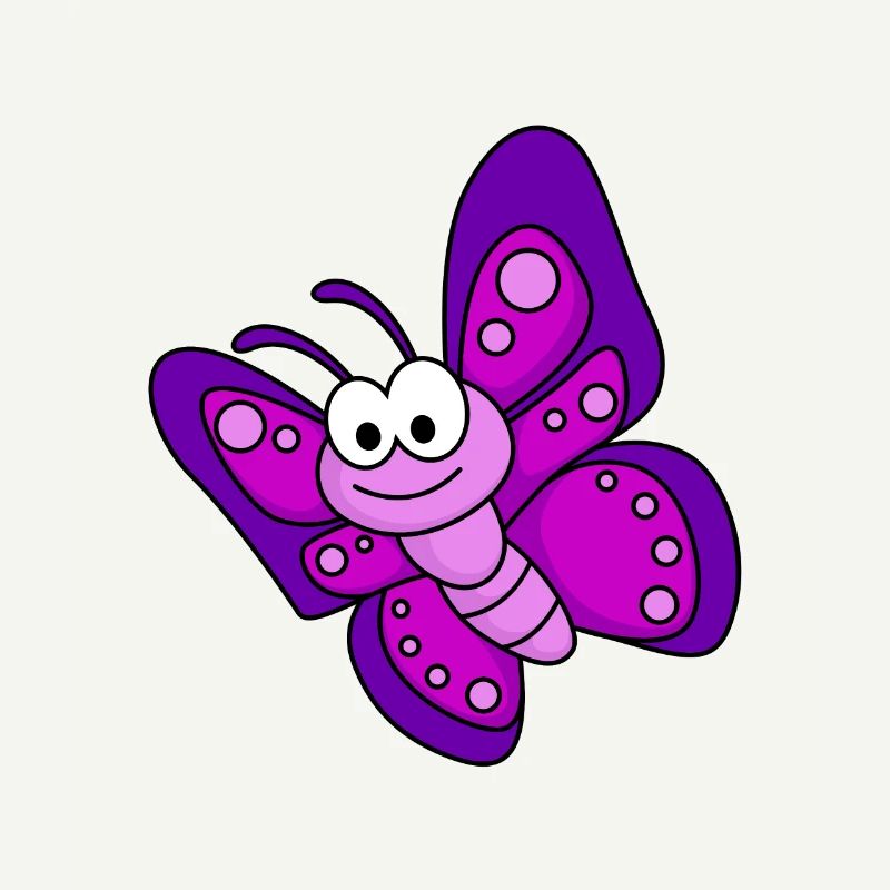 Butterfly Comic Animal