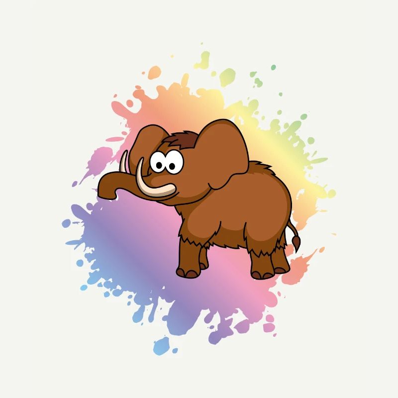 Mammut Comic Tier