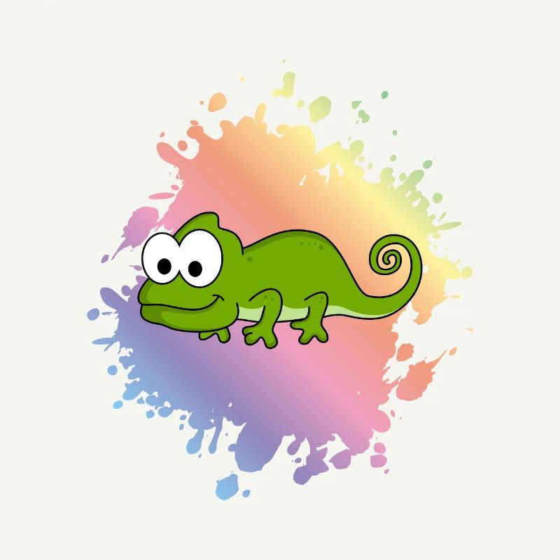 Caméléon Comic Animal