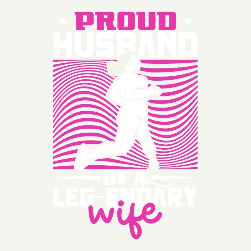Proud husband - prosthetic leg