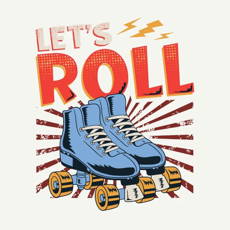 Let's Roll Roller Blade Skating, Rollschuhläufer