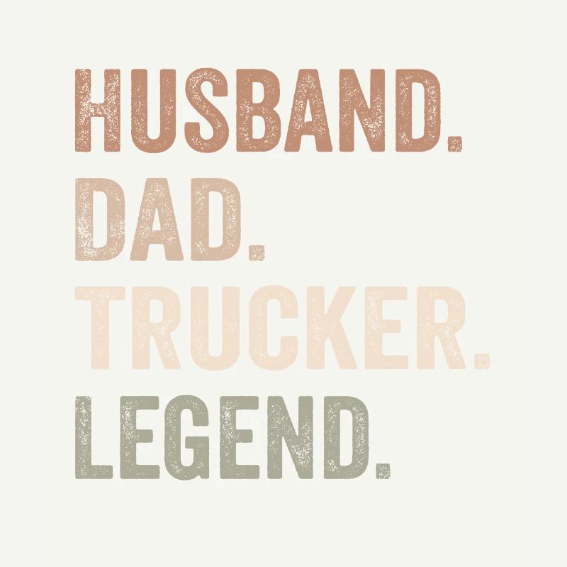 Ehemann Papa Trucker Legende