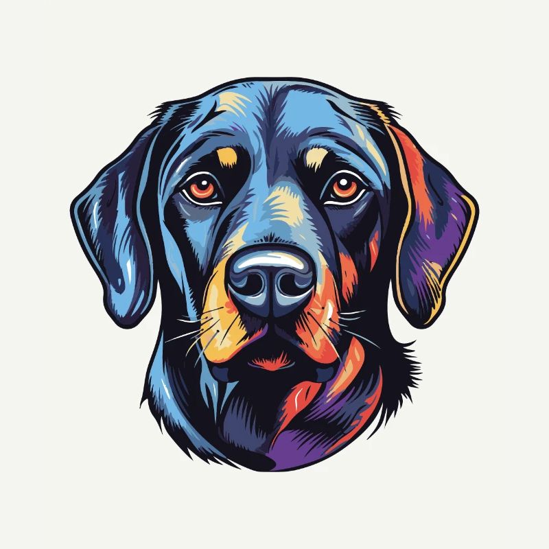 Labrador Hund Kopf