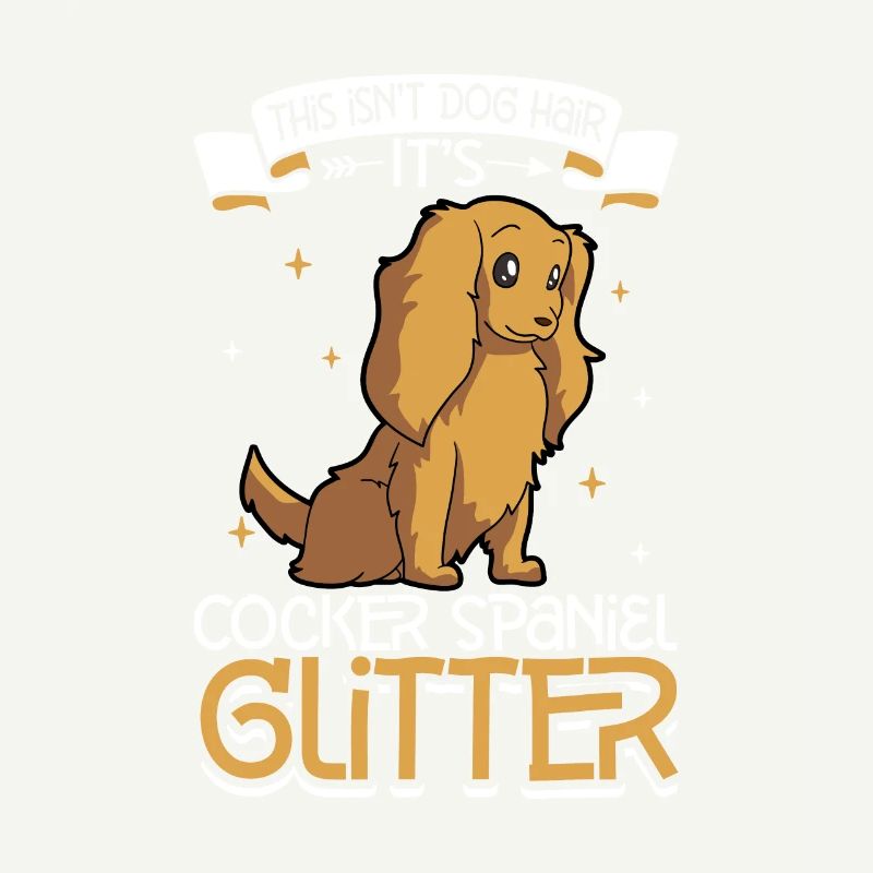 Cocker Spaniel Glitter