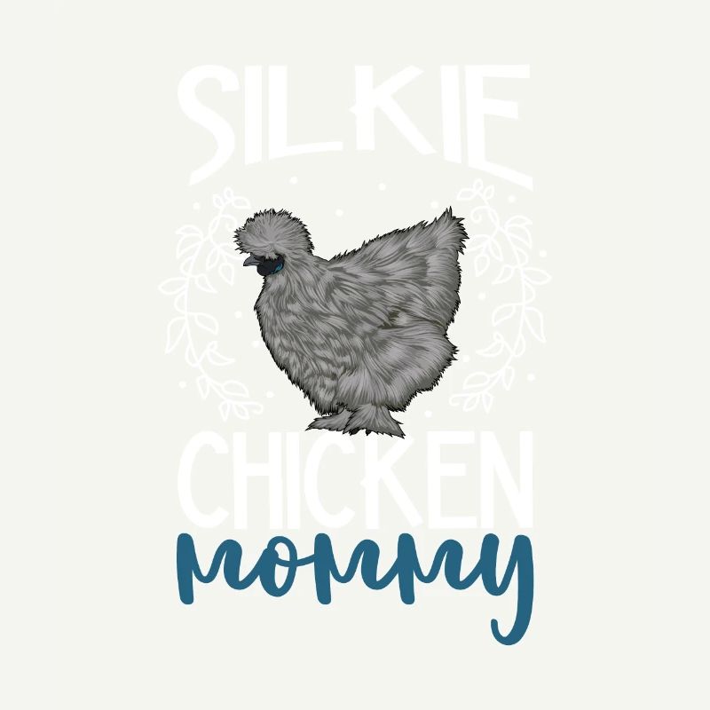 Silkie chicken mom