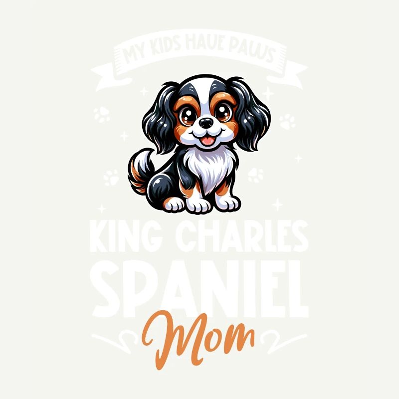 King Charles Spaniel Mama
