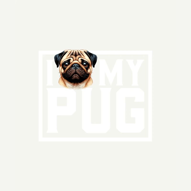 Ich liebe meinen Mops