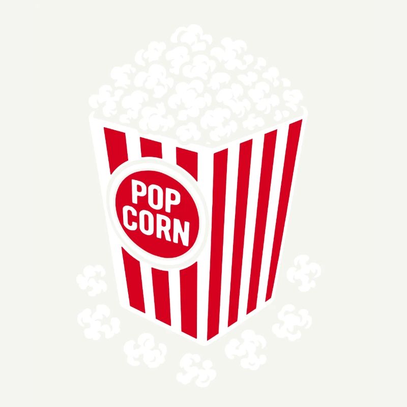 Frisches Popcorn - knusprig, lecker - Geschenk