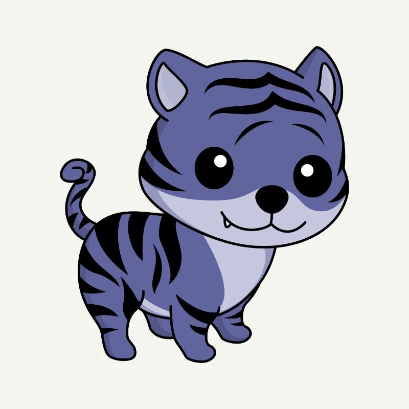 Tiger Comic Animal