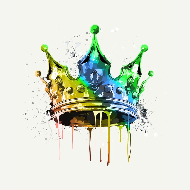 Krone Bunt King Symbol