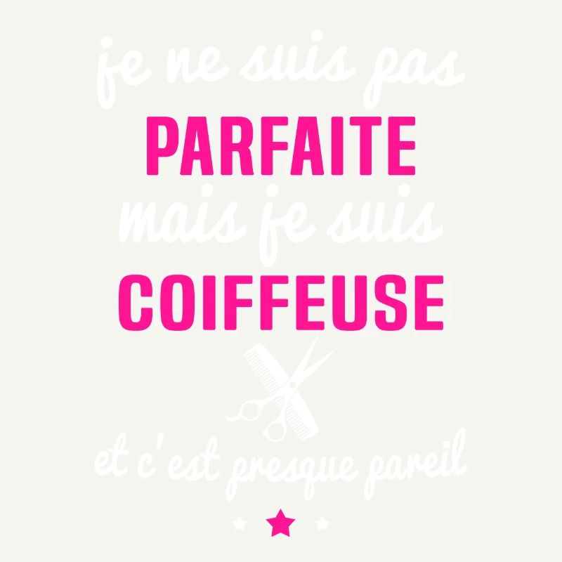 Femme coiffeuse presque parfaite