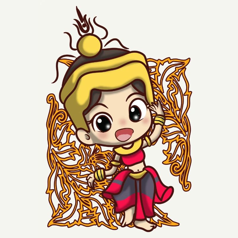 Cambodia Tradition Dance Khmer Apsara I Gift