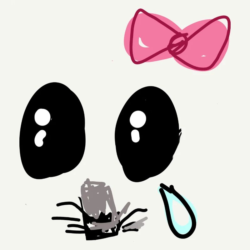 Illustration,Tier,grau,sad Hamster