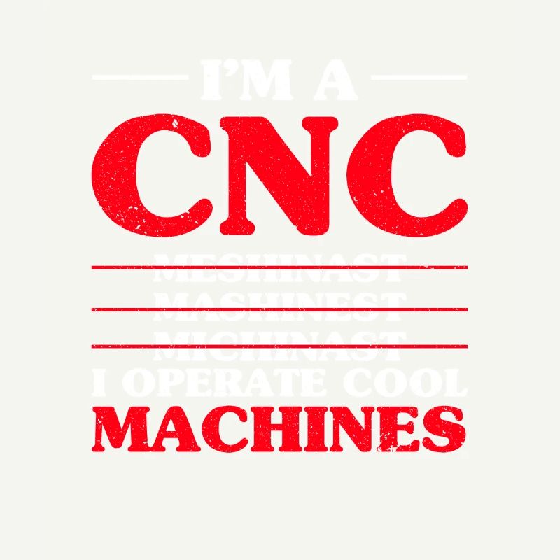 Mechanic CNC operator CNC milling cutter