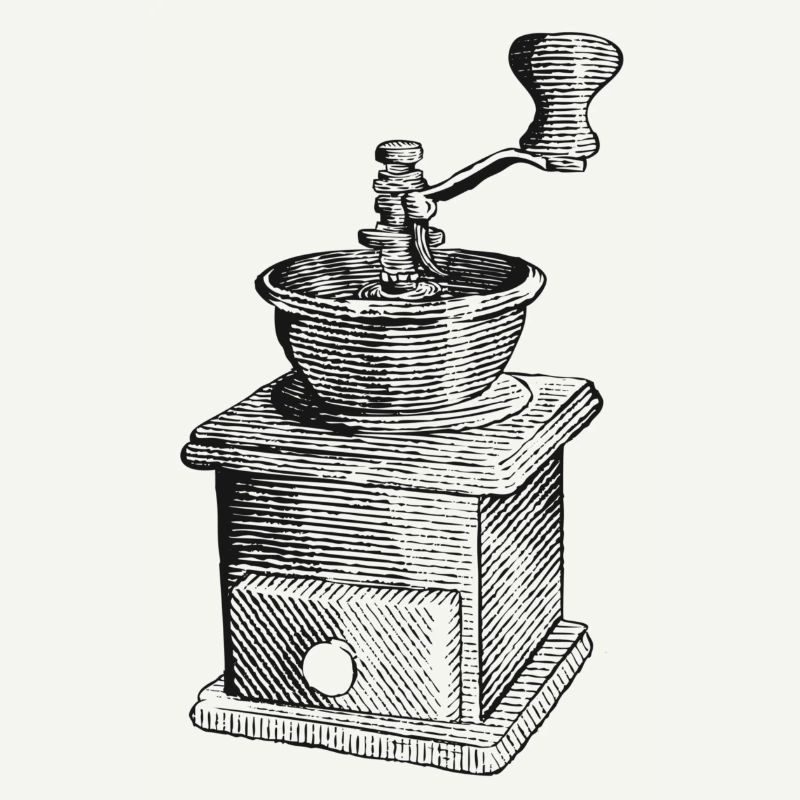 Conception de moulin à café