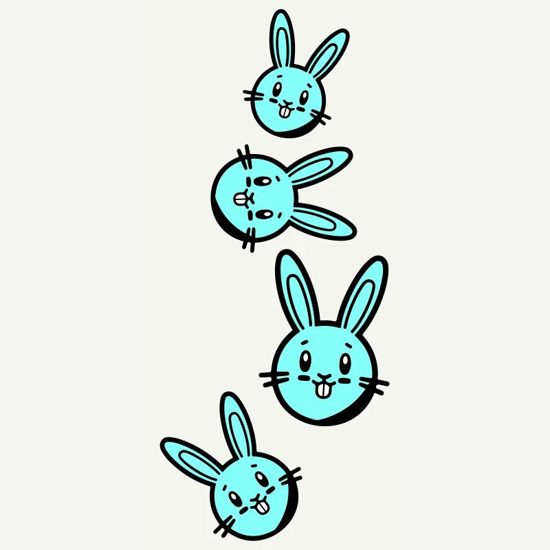 Ostern Symbol Hase