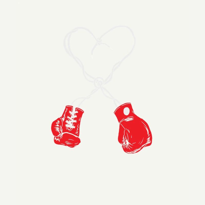 Boxe Boxeur Valentines Day Coeur Boxe