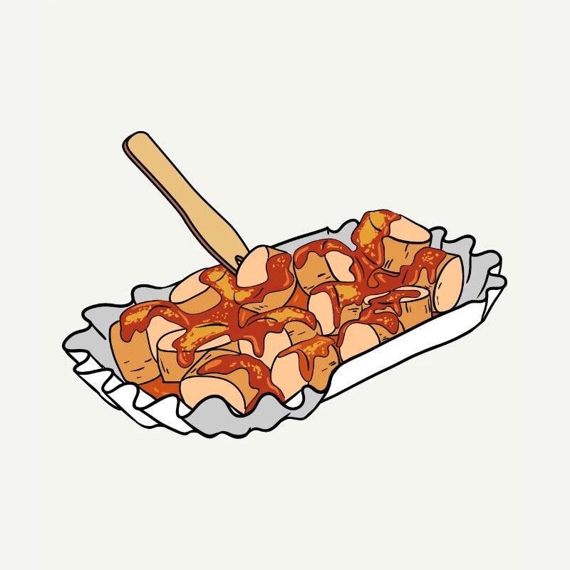 Currywurst Curry Wurst Bratwurst Berlin Ruhrpott