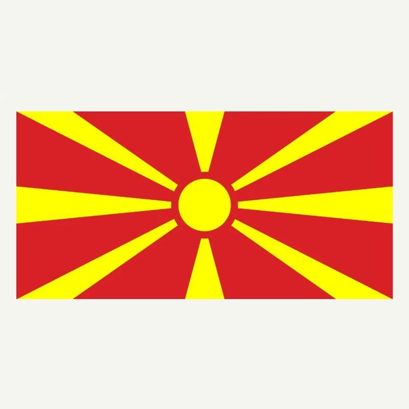 Drapeau de la Macédoine