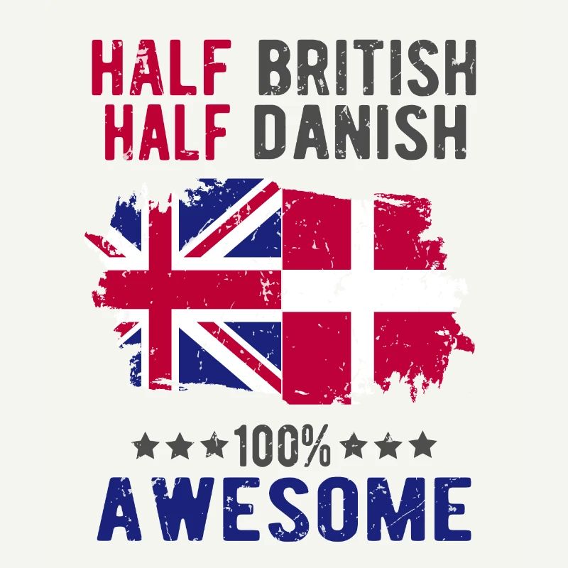 Moitié britannique moitié danois