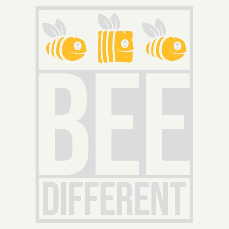 bee different Spruch Zitat