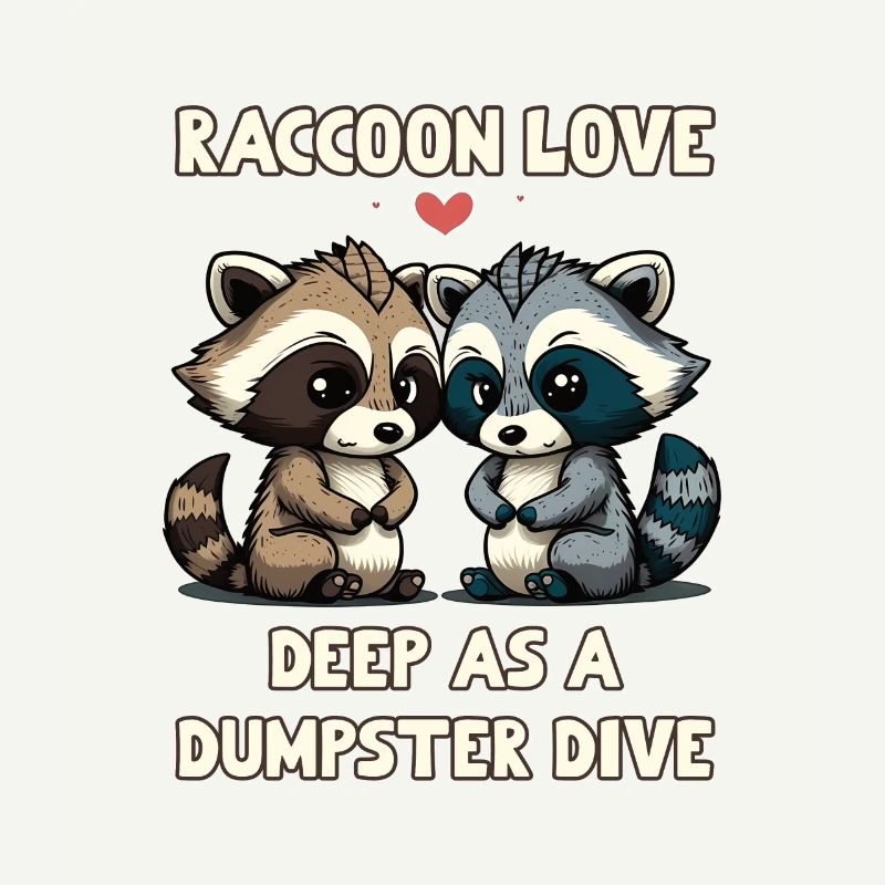 Raccoon Love is Deep as a Dumpster Dive