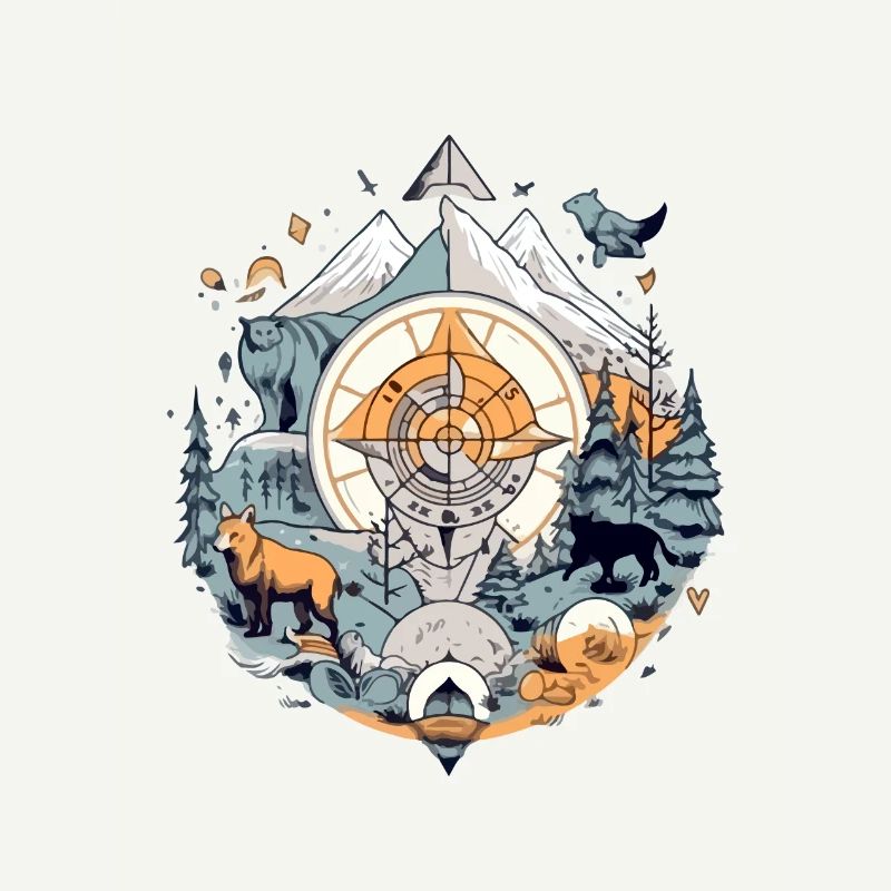 Compass and nature