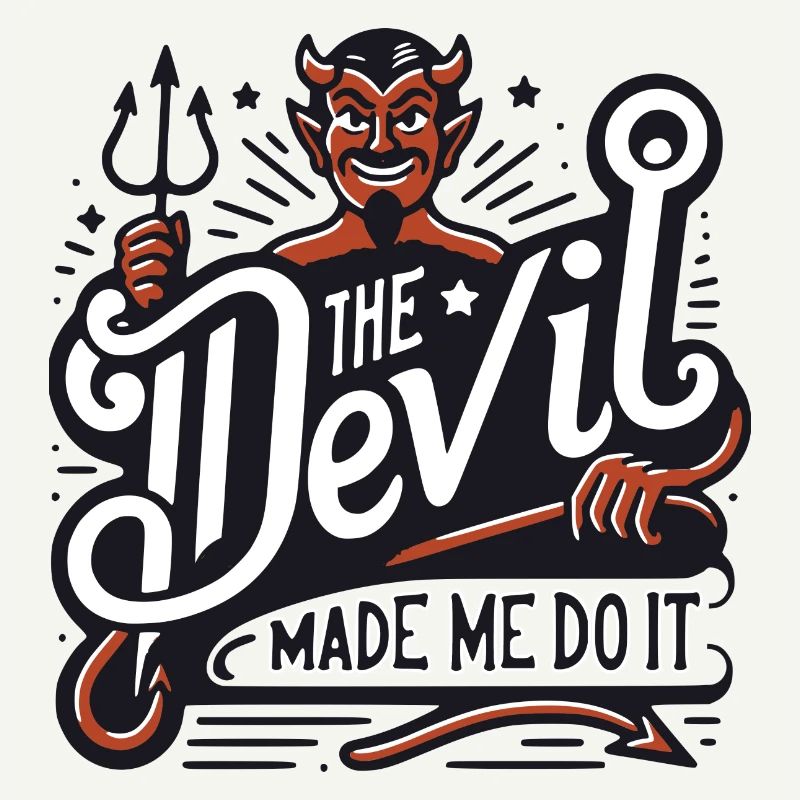 The Devil Made Me Do It - 50's Tattoo Psychobilly