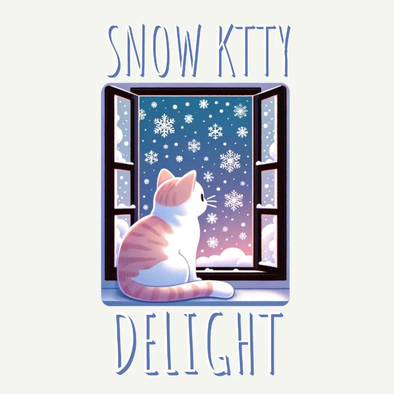 Chat Snow Kitty Delight