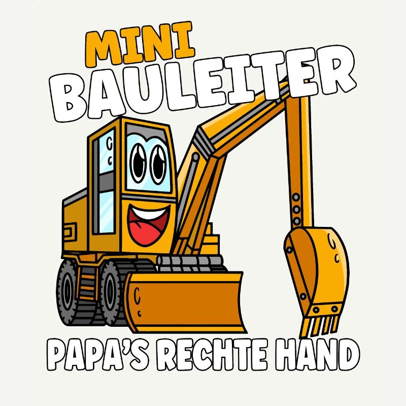 Le bras droit de papa, petit chef de chantier